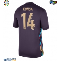 Moški Nogometni dresi Anglija Ezri Konsa #14 Gostujoči EP 2024 Kratek Rokav